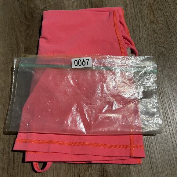 Lululemon Pink, melon, coral Racerback Tank Top With Built-In Bra Size 6 - Picture 5 of 6